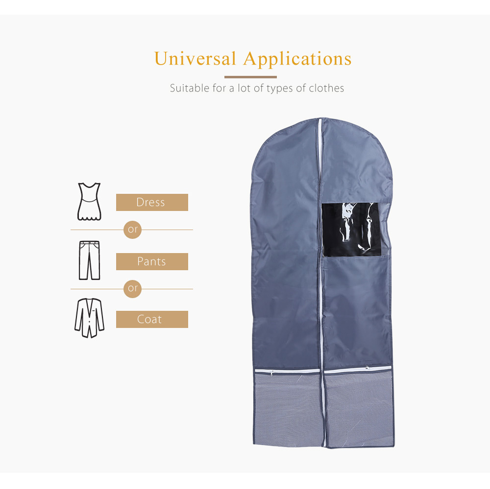 Foldable Wardrobe Hanging Garment Cover Case Dust-proof Storage Bag