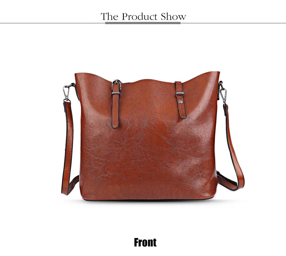Classic Pure Color PU Waterproof Women Convertible Shopper Bag Classic Pure Color PU Waterproof Women Convertible Shopper Bag