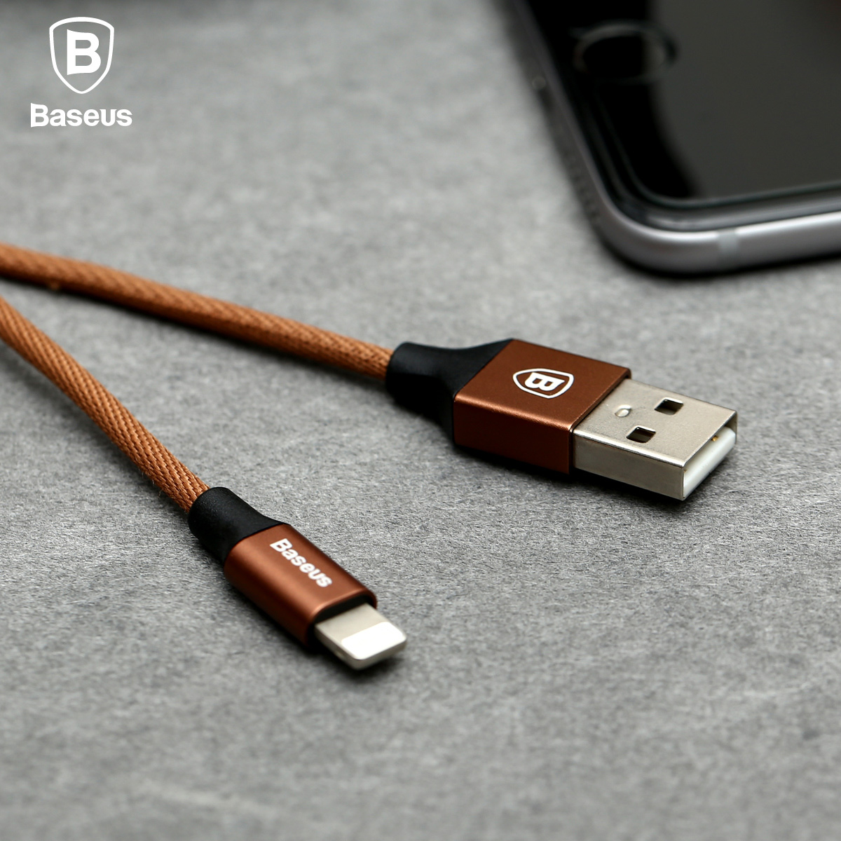 Baseus Yiven Cable 8 Pin USB Data Charging Braided Wire 1.8M Baseus Yiven Cable 8 Pin USB Data Charging Braided Wire 1.8M