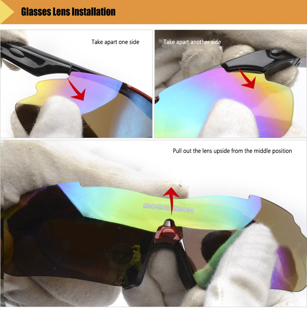 Robesbon TSR838 Windproof Cycling Sunglasses Bike Polarized Goggles Eyewear Robesbon TSR838 Windproof Cycling Sunglasses Bike Polarized Goggles Eyewear
