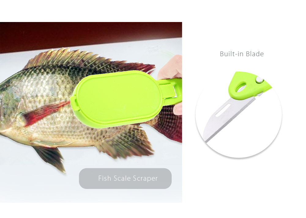 Multifunctional Stainless Steel Fish Scale Scraper Cleaner Kitchen Tool Multifunctional Stainless Steel Fish Scale Scraper Cleaner Kitchen Tool