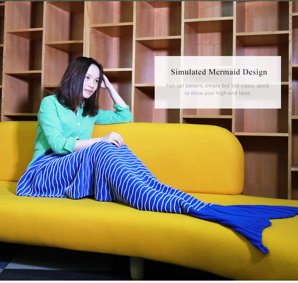 Weave Knitted Yarn Mermaid Blanket Soft Sleeping Bag Christmas Gift Weave Knitted Yarn Mermaid Blanket Soft Sleeping Bag Christmas Gift