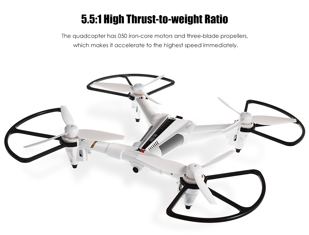 XK X300 - F Brushed RC Drone RTF 5.8G FPV 720P HD 2.4GHz 8CH 6-axis Gyro Optical Flow Positioning Air Press Altitude Hold XK X300 - F Brushed RC Drone RTF 5.8G FPV 720P HD 2.4GHz 8CH 6-axis Gyro Optical Flow Positioning Air Press Altitude Hold