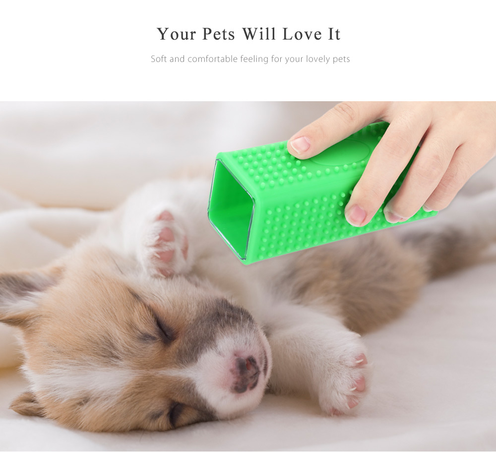 Pet Dog Puppy Cat Bath Brush Comb Depilation Soft Silicone Sticky Hair Tool Pet Dog Puppy Cat Bath Brush Comb Depilation Soft Silicone Sticky Hair Tool