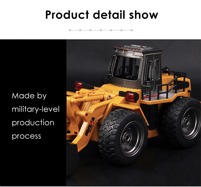 HUINA 1520 1:14 2.4GHz 6CH RC Alloy Truck Construction Vehicle HUINA 1520 1:14 2.4GHz 6CH RC Alloy Truck Construction Vehicle