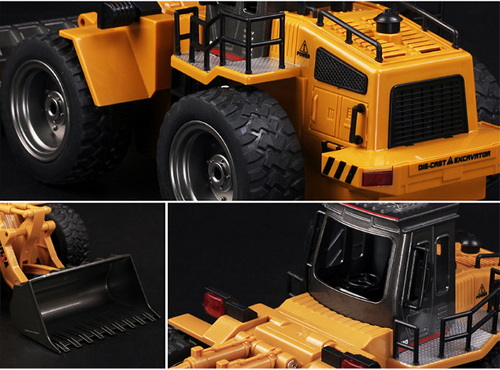 HUINA 1520 1:14 2.4GHz 6CH RC Alloy Truck Construction Vehicle HUINA 1520 1:14 2.4GHz 6CH RC Alloy Truck Construction Vehicle