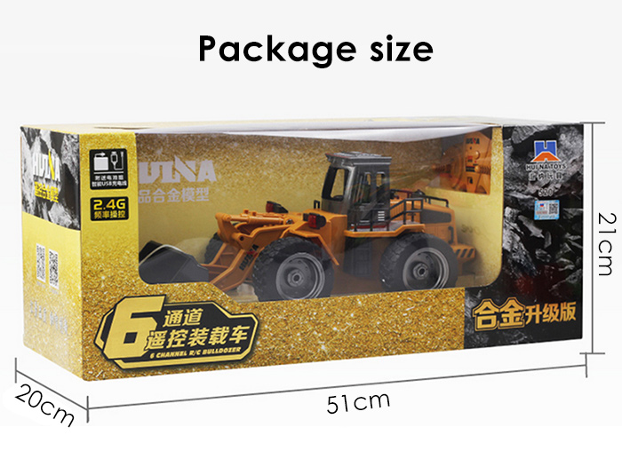 HUINA 1520 1:14 2.4GHz 6CH RC Alloy Truck Construction Vehicle HUINA 1520 1:14 2.4GHz 6CH RC Alloy Truck Construction Vehicle