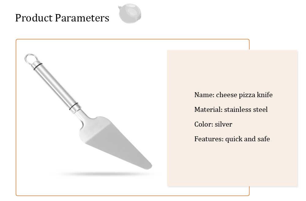 Stainless Steel Cheese Knife Bud Cake Pizza Shovel Kitchen Tool Stainless Steel Cheese Knife Bud Cake Pizza Shovel Kitchen Tool