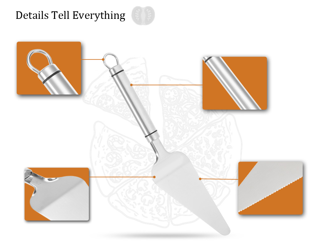 Stainless Steel Cheese Knife Bud Cake Pizza Shovel Kitchen Tool Stainless Steel Cheese Knife Bud Cake Pizza Shovel Kitchen Tool