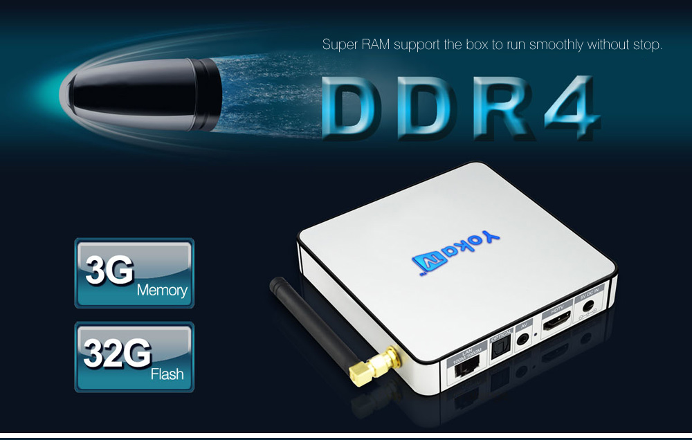 YOKATV KB2 PRO Android 6.0 Octa Core TV Box Amlogic S912 Support for KODI 17.0 Bluetooth 4.0 Streaming Media Player YOKATV KB2 PRO Android 6.0 Octa Core TV Box Amlogic S912 Support for KODI 17.0 Bluetooth 4.0 Streaming Media Player