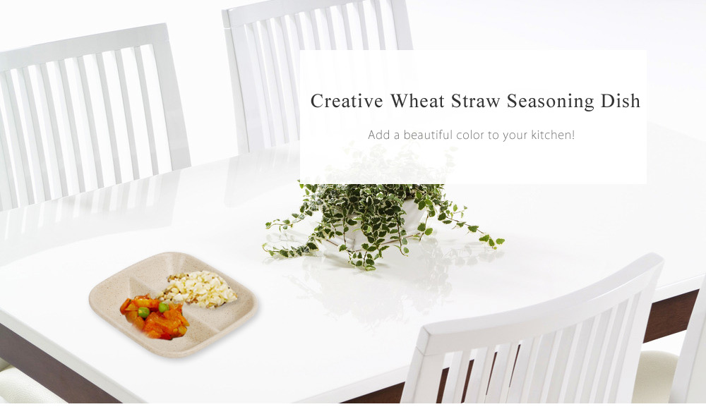 Creative Wheat Straw Seasoning Dish Vinegar Saucer Kitchen Tableware Accessory Creative Wheat Straw Seasoning Dish Vinegar Saucer Kitchen Tableware Accessory