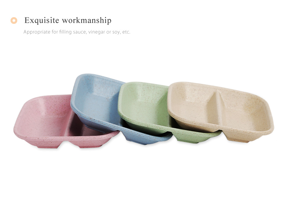 Creative Wheat Straw Seasoning Dish Vinegar Saucer Kitchen Tableware Accessory Creative Wheat Straw Seasoning Dish Vinegar Saucer Kitchen Tableware Accessory