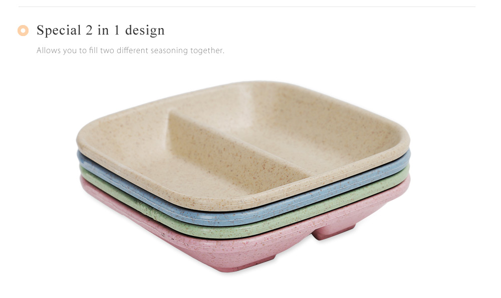 Creative Wheat Straw Seasoning Dish Vinegar Saucer Kitchen Tableware Accessory Creative Wheat Straw Seasoning Dish Vinegar Saucer Kitchen Tableware Accessory