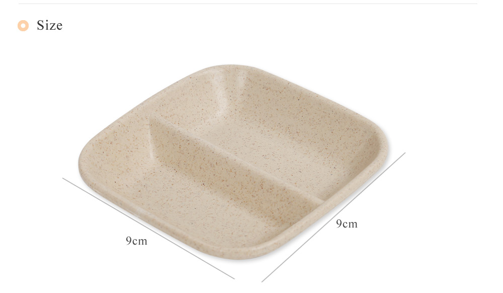 Creative Wheat Straw Seasoning Dish Vinegar Saucer Kitchen Tableware Accessory Creative Wheat Straw Seasoning Dish Vinegar Saucer Kitchen Tableware Accessory