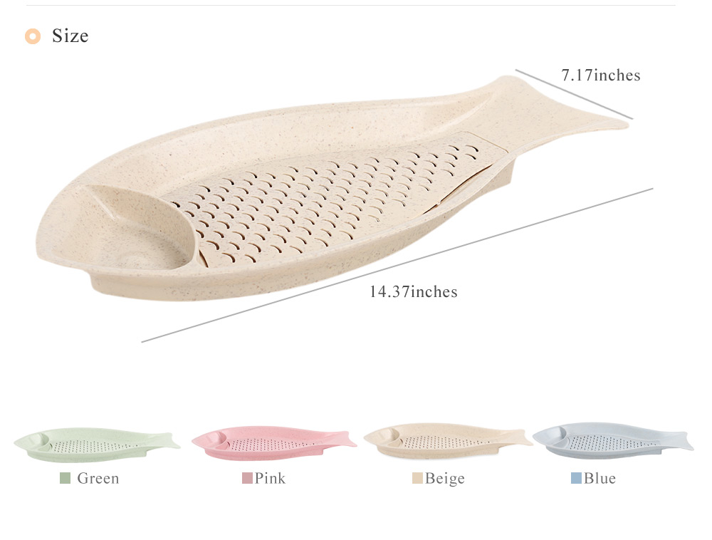 Multifunctional Fish Shape Dumpling Dish with Seasoning Plate Kitchen Tool Multifunctional Fish Shape Dumpling Dish with Seasoning Plate Kitchen Tool