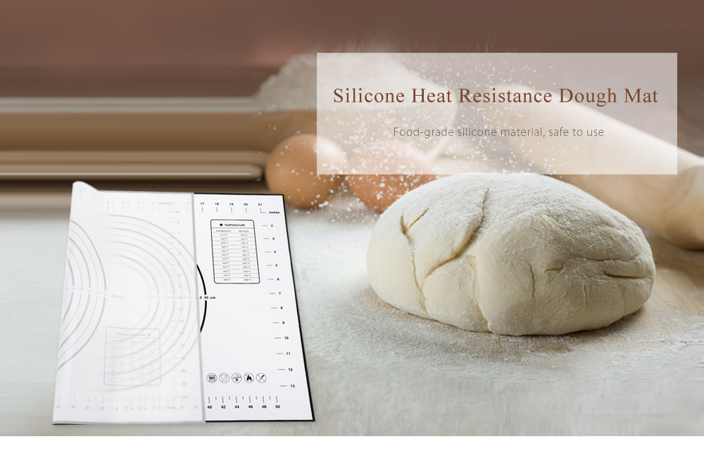 Silicone Heat Resistance Dough Flour Mat Table Pad Silicone Heat Resistance Dough Flour Mat Table Pad