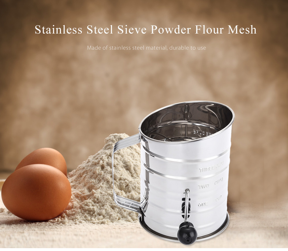 Stainless Steel Sieve Cup Powder Flour Mesh Baking Tool Stainless Steel Sieve Cup Powder Flour Mesh Baking Tool
