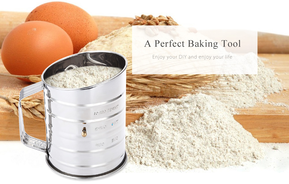 Stainless Steel Sieve Cup Powder Flour Mesh Baking Tool Stainless Steel Sieve Cup Powder Flour Mesh Baking Tool