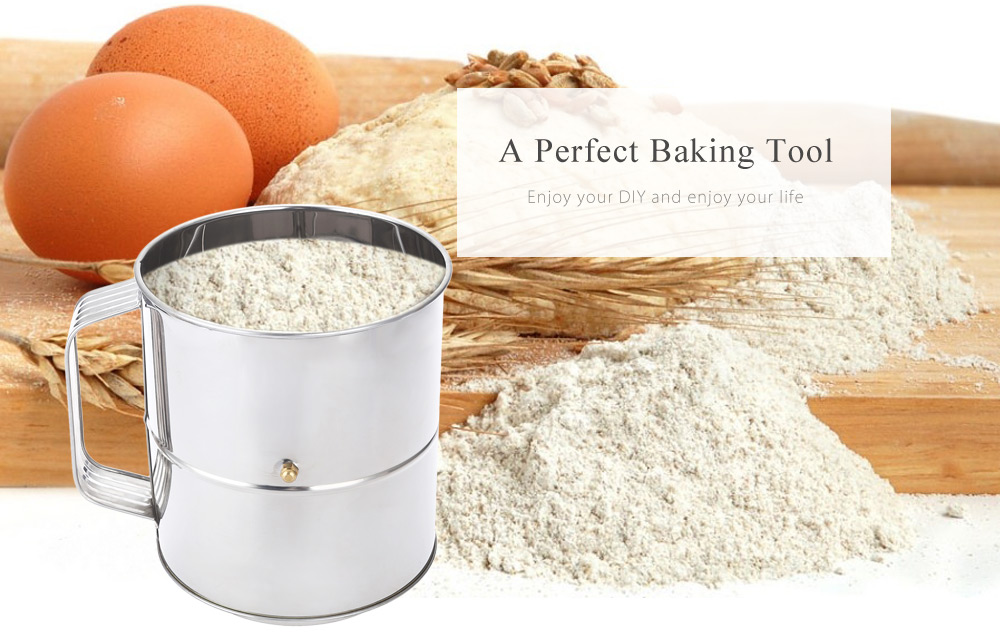 Stainless Steel Sieve Cup Powder Flour Mesh Baking Accessory Stainless Steel Sieve Cup Powder Flour Mesh Baking Accessory