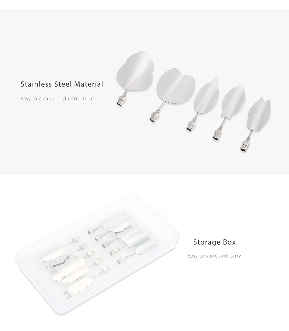 10pcs Stainless Steel 3D Gelatin Jelly Needles Cake Flower Mold Tools 10pcs Stainless Steel 3D Gelatin Jelly Needles Cake Flower Mold Tools