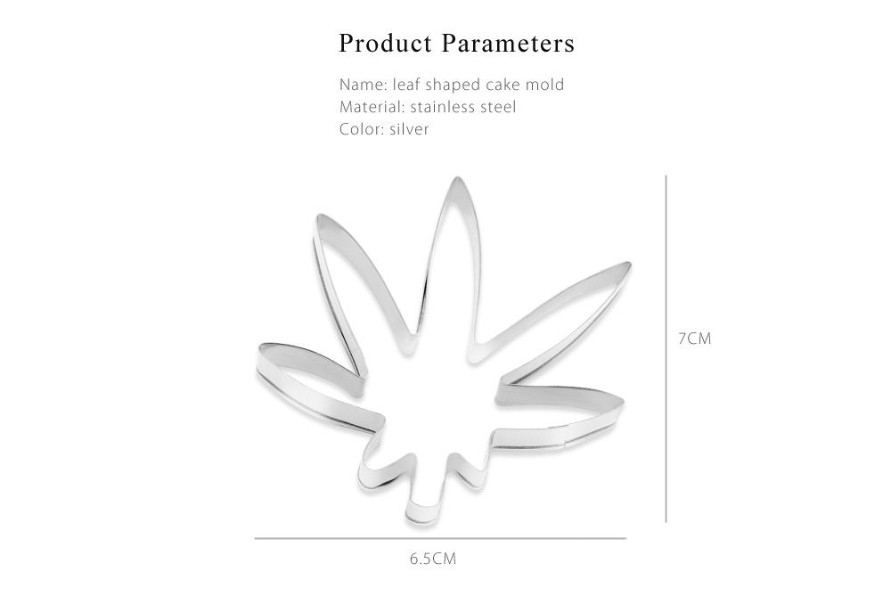 Leaf Pattern Stainless Steel Fondant Cake Cutter Baking Mold Leaf Pattern Stainless Steel Fondant Cake Cutter Baking Mold