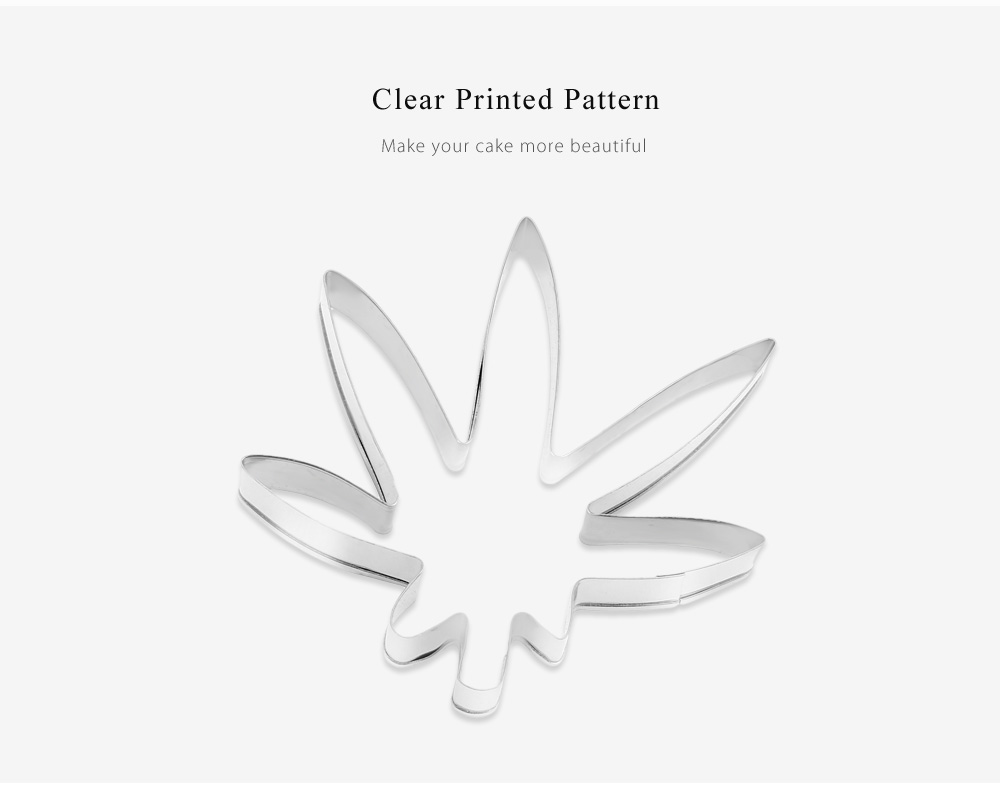 Leaf Pattern Stainless Steel Fondant Cake Cutter Baking Mold Leaf Pattern Stainless Steel Fondant Cake Cutter Baking Mold