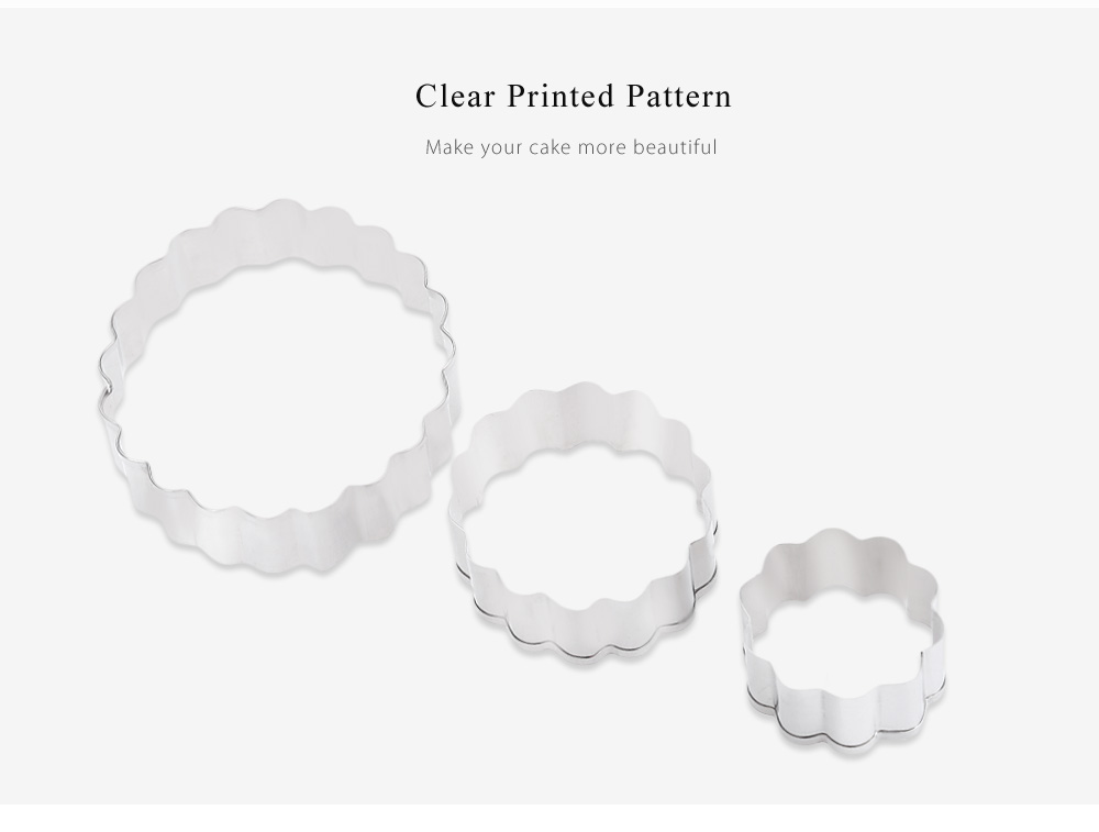 3pcs Carnation Flower Stainless Steel Fondant Cake Cutter Baking Mold 3pcs Carnation Flower Stainless Steel Fondant Cake Cutter Baking Mold