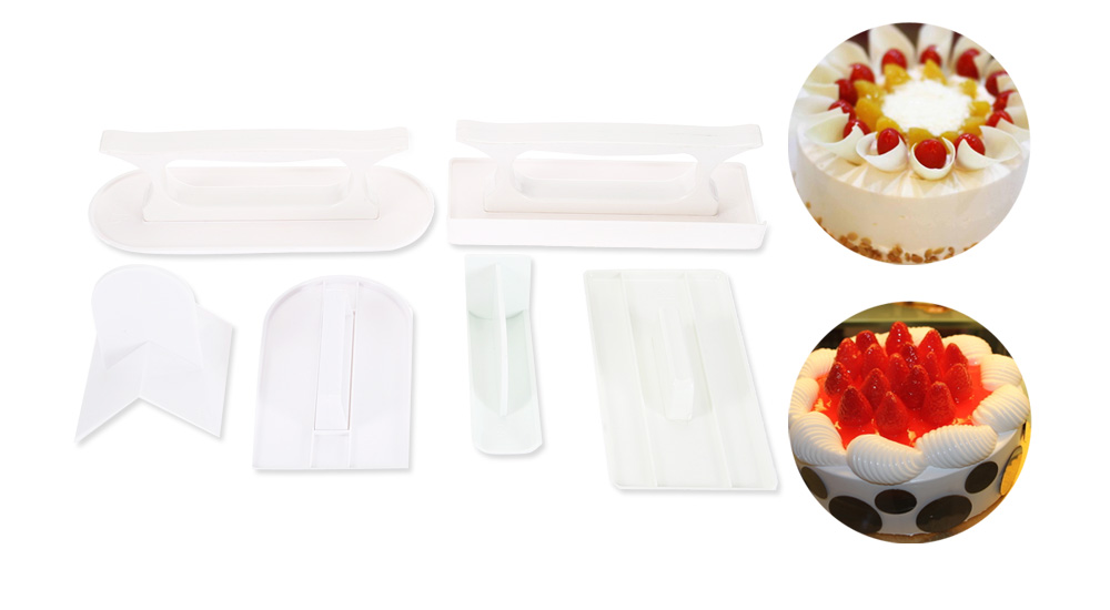 TANGCHU 6pcs Fondant Cake Smoother Cream Icing Polisher Tool TANGCHU 6pcs Fondant Cake Smoother Cream Icing Polisher Tool