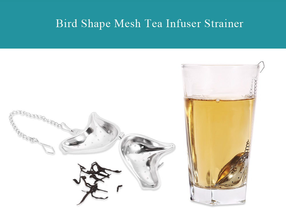 Stainless Steel Bird Shape Mesh Tea Infuser Strainer Filter with Chain Stainless Steel Bird Shape Mesh Tea Infuser Strainer Filter with Chain