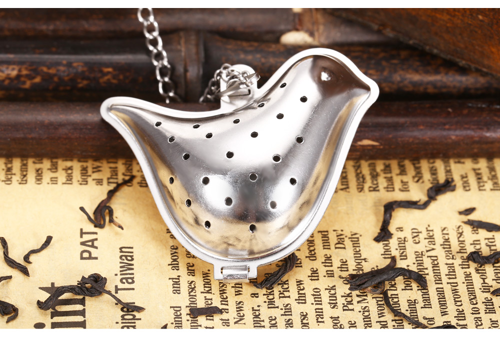 Stainless Steel Bird Shape Mesh Tea Infuser Strainer Filter with Chain Stainless Steel Bird Shape Mesh Tea Infuser Strainer Filter with Chain