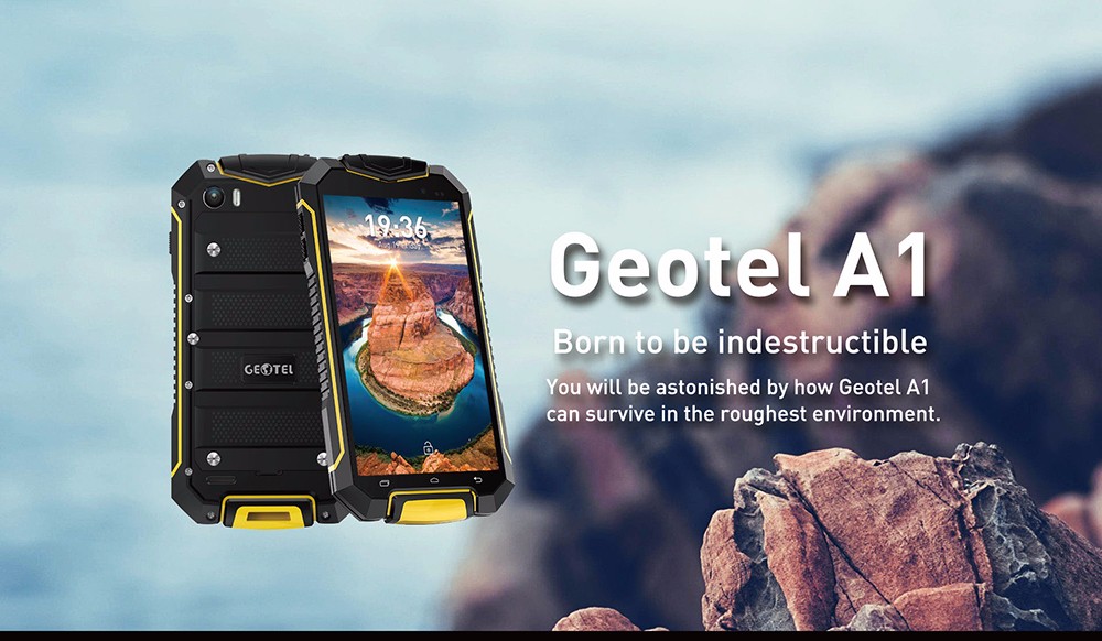 GEOTEL A1 3G Smartphone Android 7.0 4.5 inch MTK6580 1.3GHz Quad Core 1GB RAM 8GB ROM IP67 Waterproof Dustproof