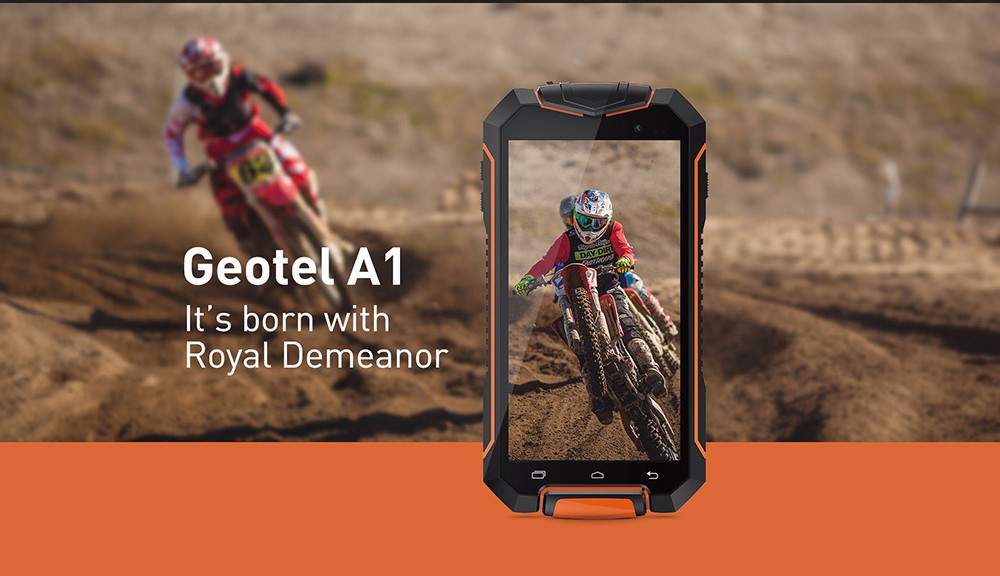 GEOTEL A1 3G Smartphone Android 7.0 4.5 inch MTK6580 1.3GHz Quad Core 1GB RAM 8GB ROM IP67 Waterproof Dustproof