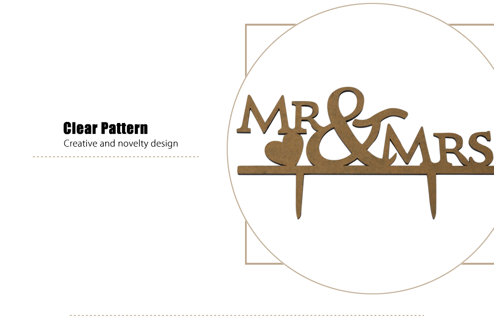 Mr Mrs English Letter Wedding Cake Inserted Card Decoration Mr Mrs English Letter Wedding Cake Inserted Card Decoration