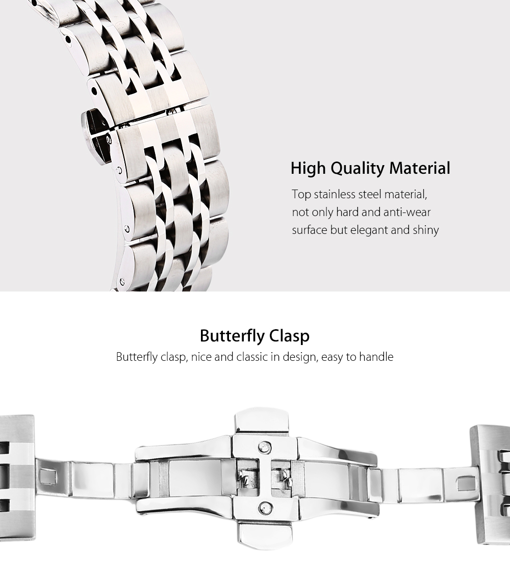 Stainless Steel Strap Replacement Band for Apple Watch Series 1 / 2 42mm Model Stainless Steel Strap Replacement Band for Apple Watch Series 1 / 2 42mm Model