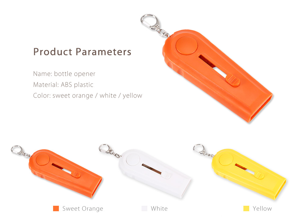 Creative Beer Bottle Opener Cap Launcher with Key Ring Creative Beer Bottle Opener Cap Launcher with Key Ring