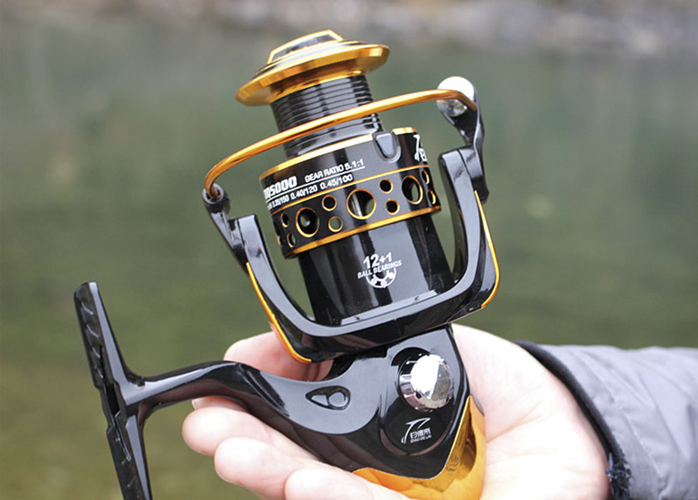 DIAO DE LAI 12 + 1 Ball Bearings Metal Spool Spinning Fishing Reel Coil Wheel Tackles DIAO DE LAI 12 + 1 Ball Bearings Metal Spool Spinning Fishing Reel Coil Wheel Tackles