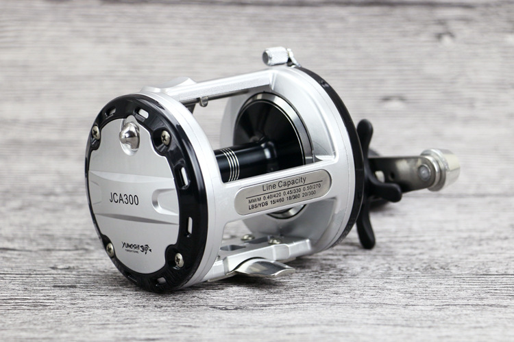 YUMOSHI 12 + 1 Ball Bearings High Speed Cast Drum Fishing Reel YUMOSHI 12 + 1 Ball Bearings High Speed Cast Drum Fishing Reel