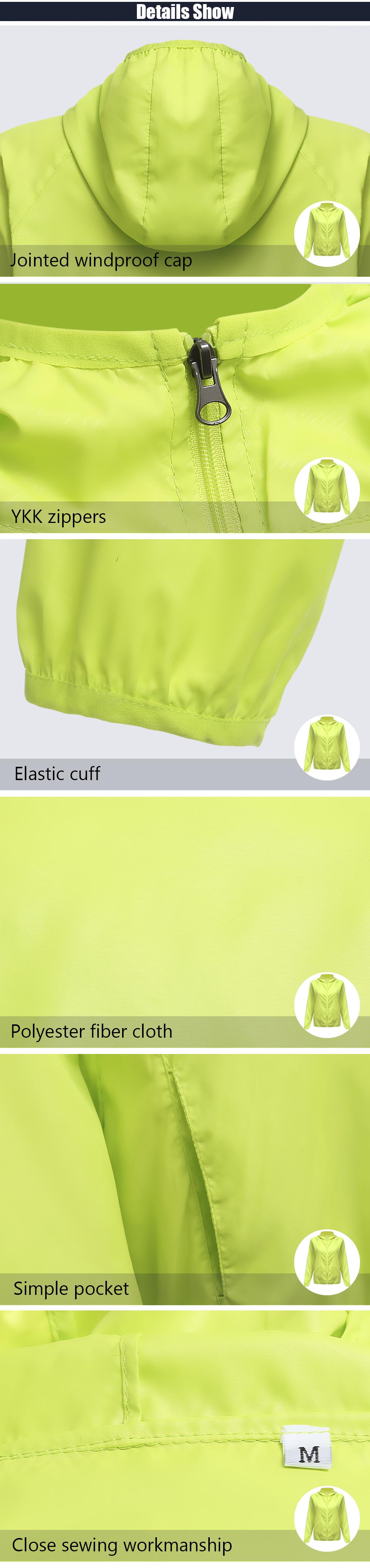 Men Women Quick Dry Hiking Waterproof Jacket Outdoor Sport UV Protection Coat