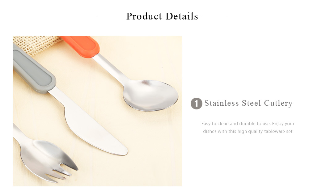 3pcs Tool Shaped Stainless Steel Spoon Fork Knife Cutlery 3pcs Tool Shaped Stainless Steel Spoon Fork Knife Cutlery