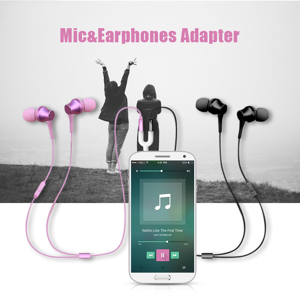 SONGFUL U1 3.5MM Stereo Audio Connector Earphones Microphone Splitter Adapter SONGFUL U1 3.5MM Stereo Audio Connector Earphones Microphone Splitter Adapter
