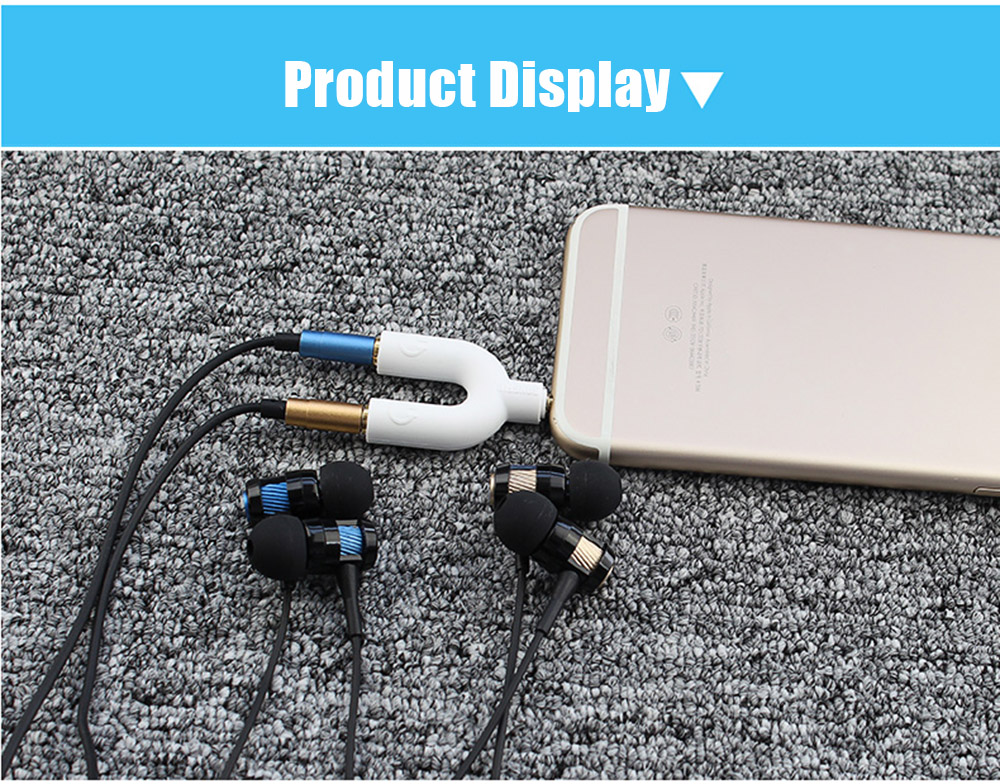 SONGFUL U2 3.5MM Stereo Audio Earphones Splitter Adapter 1 to 2 Connector SONGFUL U2 3.5MM Stereo Audio Earphones Splitter Adapter 1 to 2 Connector