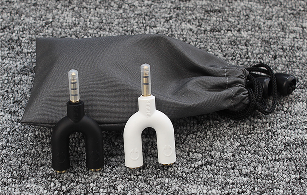SONGFUL U2 3.5MM Stereo Audio Earphones Splitter Adapter 1 to 2 Connector SONGFUL U2 3.5MM Stereo Audio Earphones Splitter Adapter 1 to 2 Connector