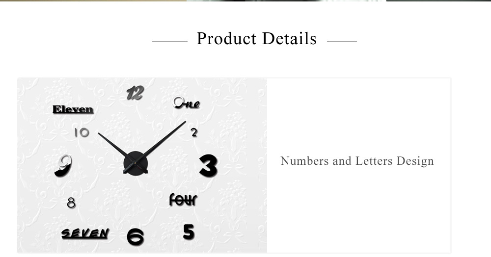 M.Sparkling Numbers Letters Sticker DIY Digital Clock M.Sparkling Numbers Letters Sticker DIY Digital Clock