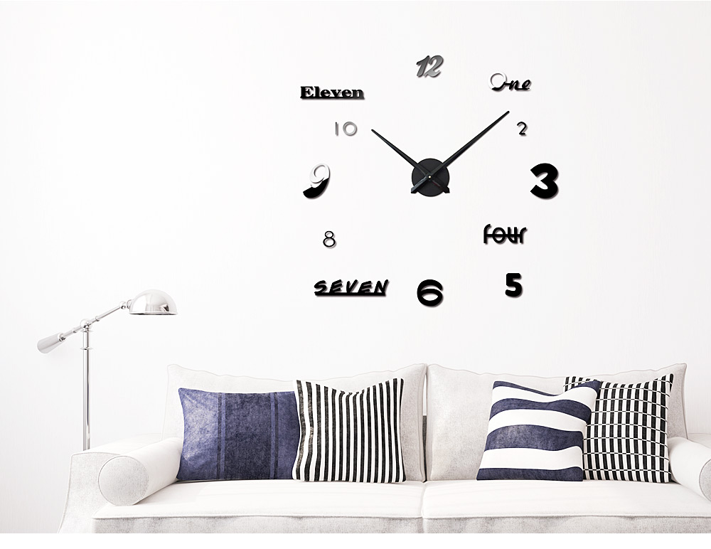 M.Sparkling Numbers Letters Sticker DIY Digital Clock M.Sparkling Numbers Letters Sticker DIY Digital Clock