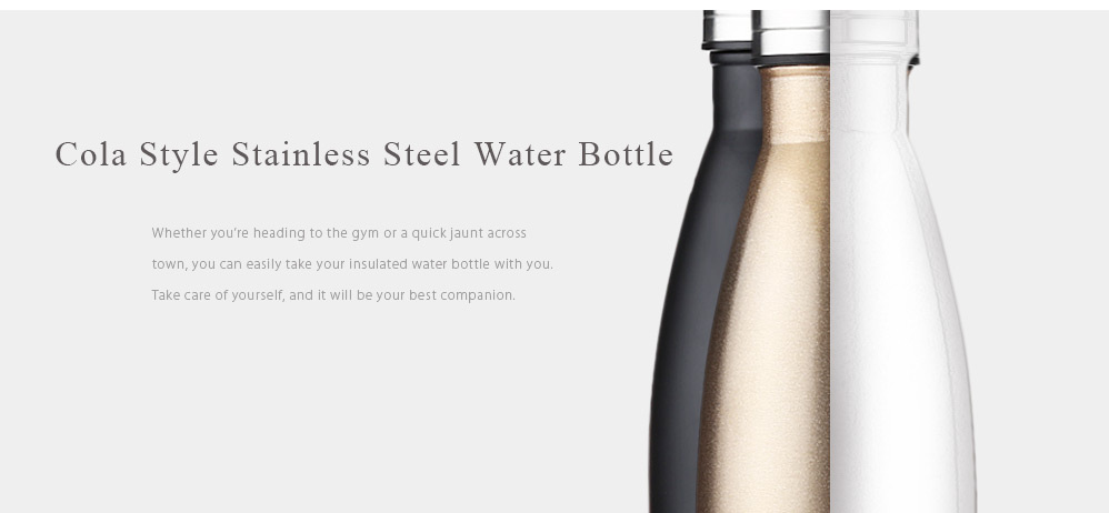 500ML Cola Style Stainless Steel Water Bottle 500ML Cola Style Stainless Steel Water Bottle