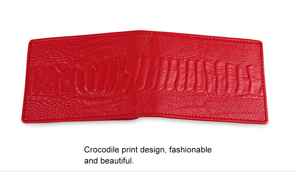 Crocodile Print Pure Color Leather License Case Card Holder Crocodile Print Pure Color Leather License Case Card Holder