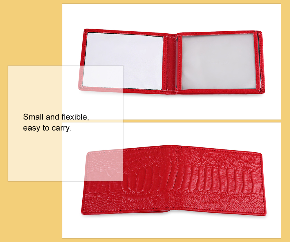 Crocodile Print Pure Color Leather License Case Card Holder Crocodile Print Pure Color Leather License Case Card Holder