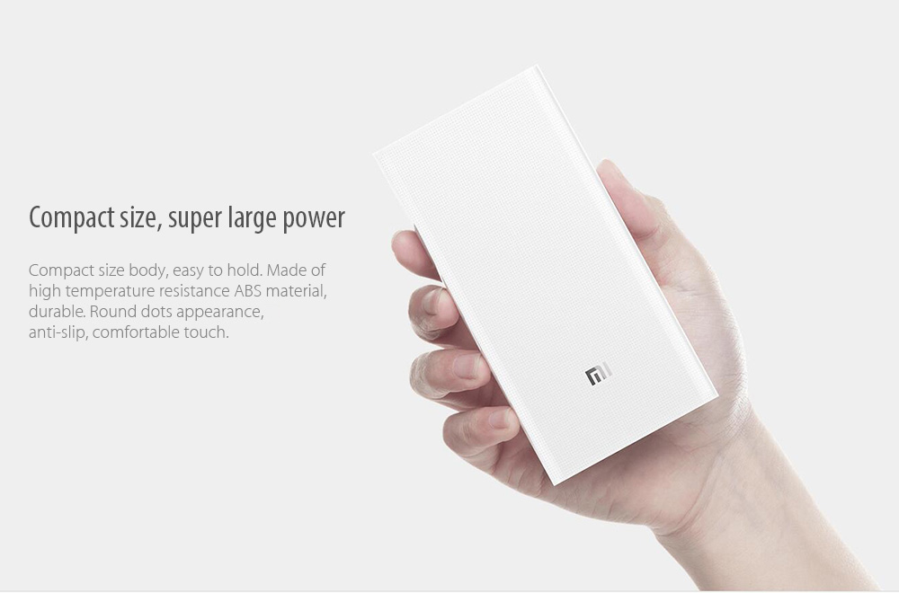 Original Xiaomi 20000mAh Mobile Power Bank 2 Bidirectional Quick Charge Dual USB Output Original Xiaomi 20000mAh Mobile Power Bank 2 Bidirectional Quick Charge Dual USB Output