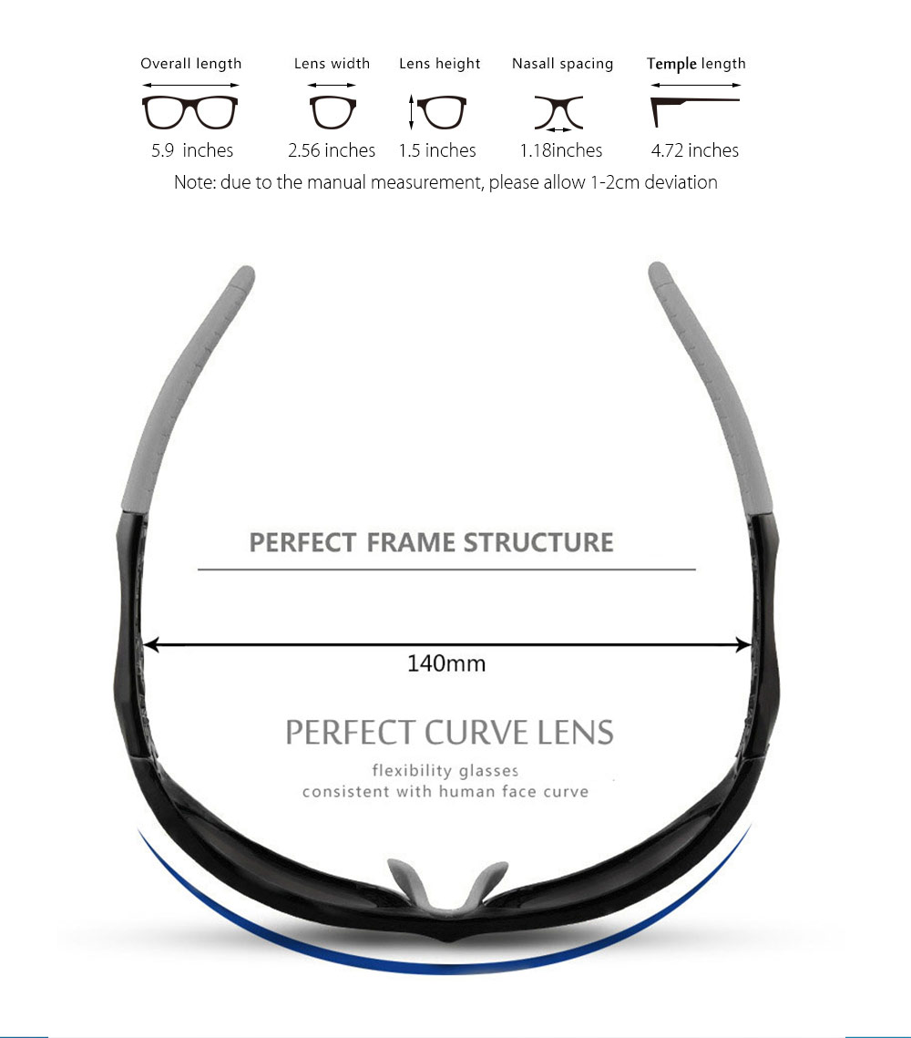 Men Outdoor Sports Polarized Sun Glasses Bicycle Eyewear Goggles Men Outdoor Sports Polarized Sun Glasses Bicycle Eyewear Goggles