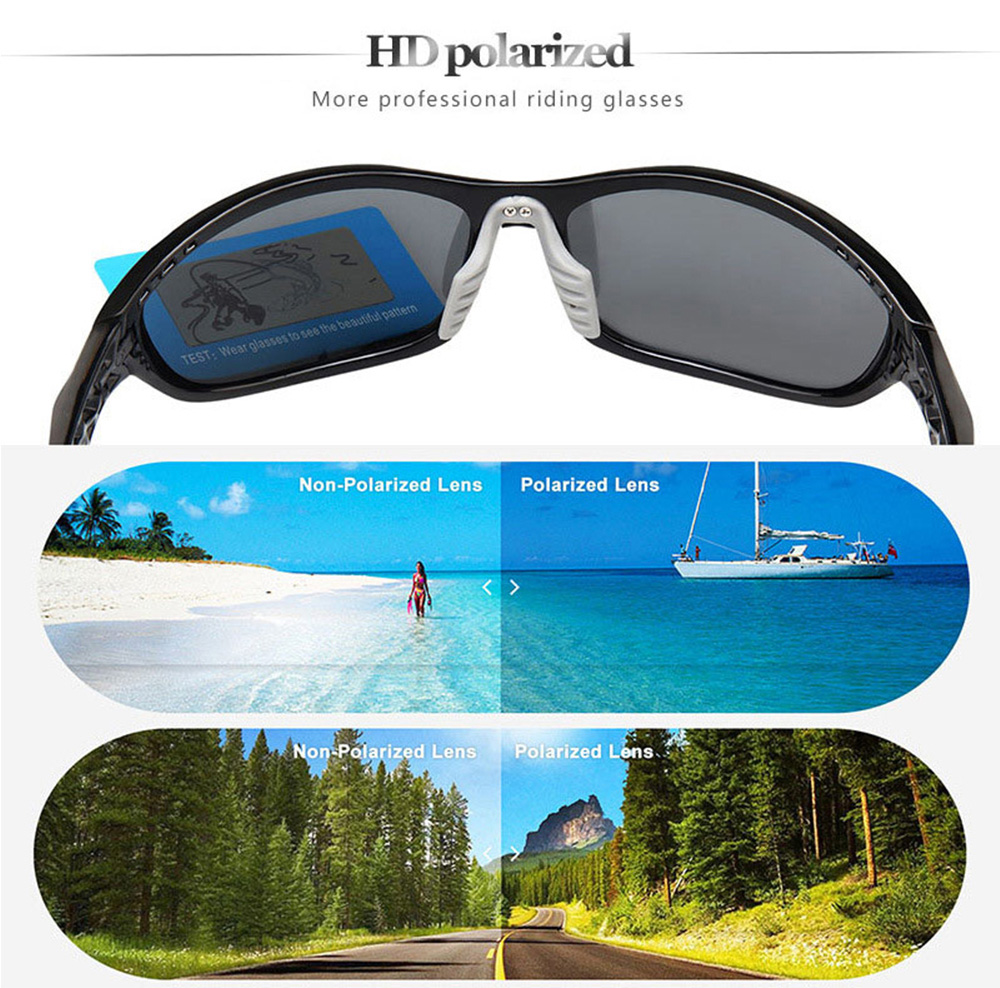 Men Outdoor Sports Polarized Sun Glasses Bicycle Eyewear Goggles Men Outdoor Sports Polarized Sun Glasses Bicycle Eyewear Goggles